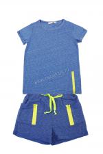 Losbay Футболка+шорты комплект для мальчика L142061109 синий Losbay